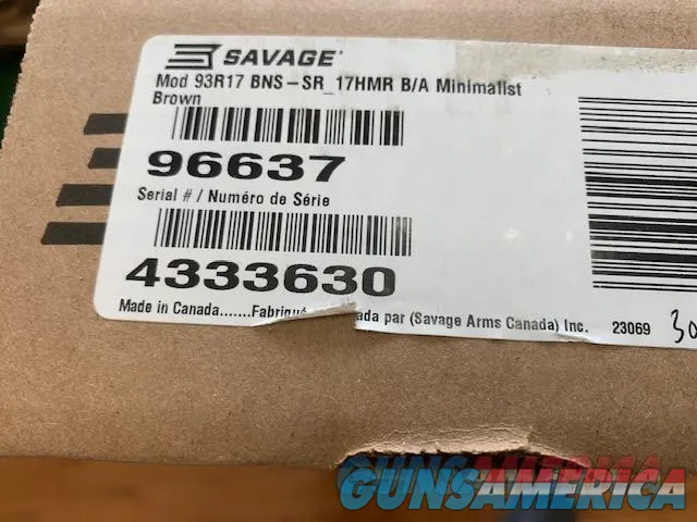 Savage 93R17 Minimalist 17 HMR  Img-5