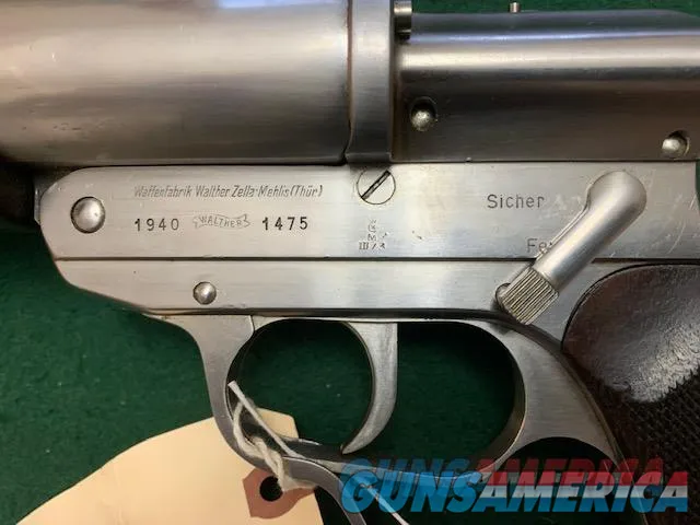 Walther 1940 Stainless Steel Double Barrel U Boat Flare Gun  Img-5