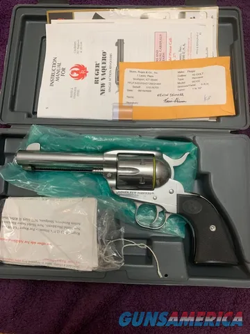 Ruger Vaquero New Model Gloss Stainless 45 Colt  Img-1