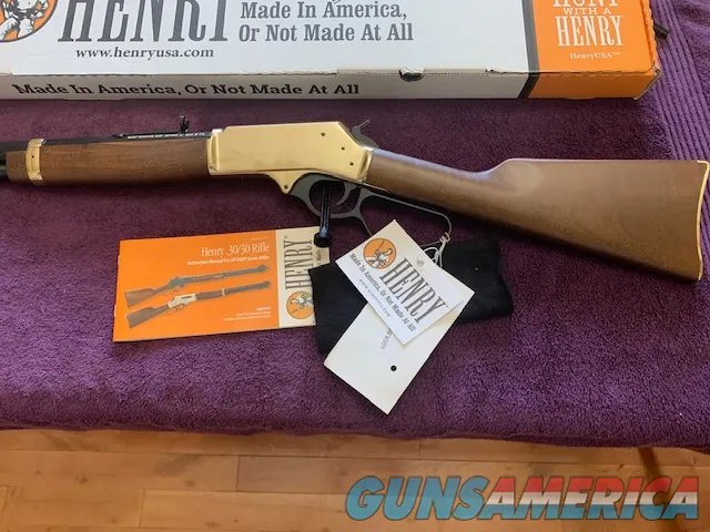 Henry Brass Lever Action 30-30 Large Loop, Side Gate  Img-4