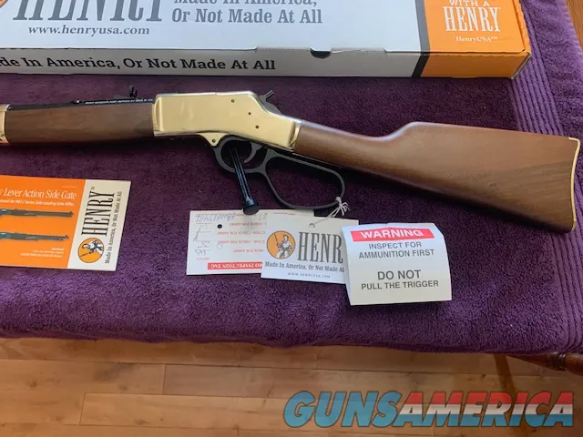 Henry Big Boy Golden Boy 44 Magnum Side Gate Img-4