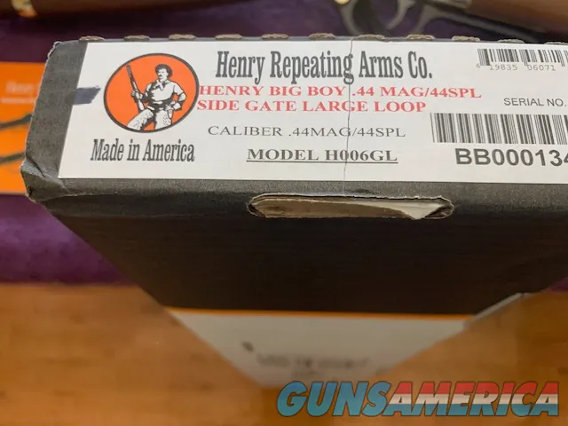Henry Big Boy Golden Boy 44 Magnum Side Gate Img-5