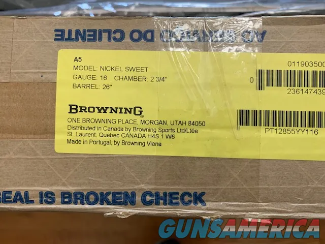 Browning Sweet 16 Nickel  Img-5