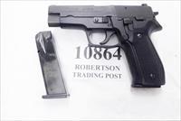 Sig 9mm P-226 All German 16 Shot 1989 West TN Civilian Very Good + 2 Magazines Herndon VA Sig Case 3 Dot No Longer Luminous Sights