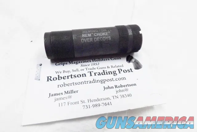 Remington Factory 12 gauge Rem Choke Tube Over Decoys Extended Full .715 Muzzle Diameter R19629 Matte Oxide over Stainless