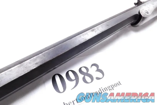 Frank Wesson .38 Rimfire Two Trigger Single Shot Rifle 24 inch Octagonal type 2 Antique