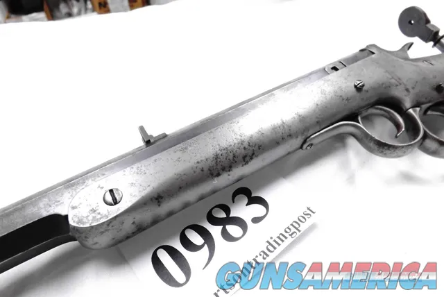 Frank Wesson .38 Rimfire Two Trigger Single Shot Rifle 24 inch Octagonal type 2 Antique