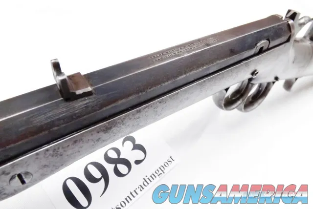 Frank Wesson .38 Rimfire Two Trigger Single Shot Rifle 24 inch Octagonal type 2 Antique