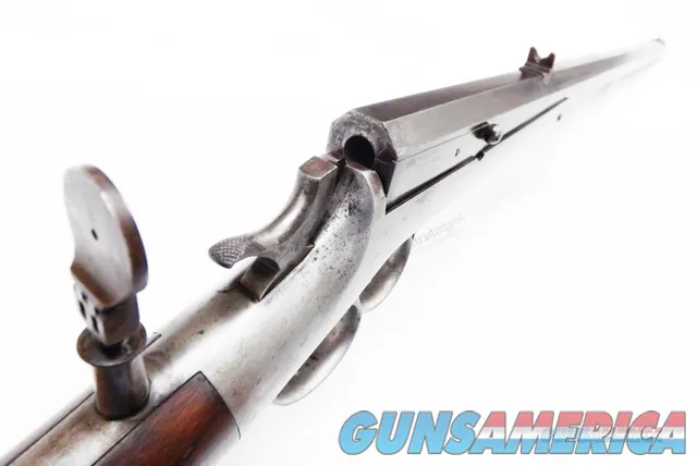 Frank Wesson .38 Rimfire Two Trigger Single Shot Rifle 24 inch Octagonal type 2 Antique