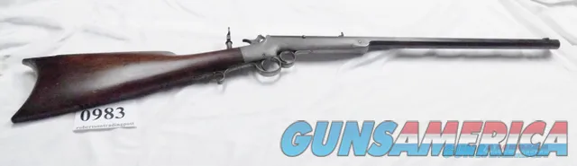 Frank Wesson .38 Rimfire Two Trigger Single Shot Rifle 24 inch Octagonal type 2 Antique