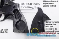 Taurus Factory Boot Grips Models 65 66 80 82 Square Butt Rubber Minor Fitting Required TAU4