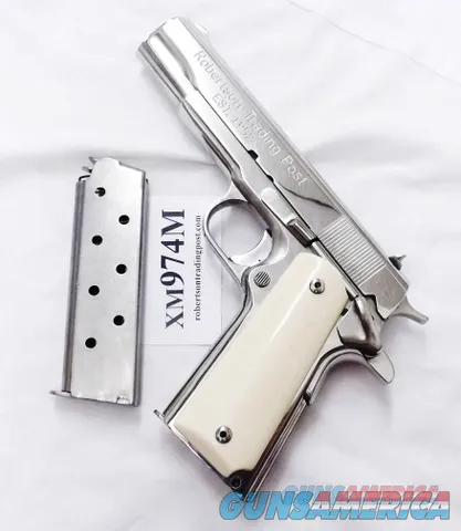 3 Colt 1911 Government .45 ACP HFC Triple K 7 round Stainless Steel Magazines $16 each & Free Ship Colt SP53355B type 974MS 45 Automatic Govt Model Pistols Do Not Free Fall Eject 