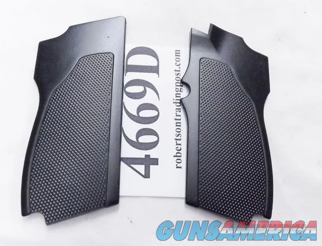 Smith & Wesson model 469 669 Grips Hard Black Dura Finish New Replacement S&W 9mm Compacts 4669 $4 Ship Buy 3 Ships Free! 