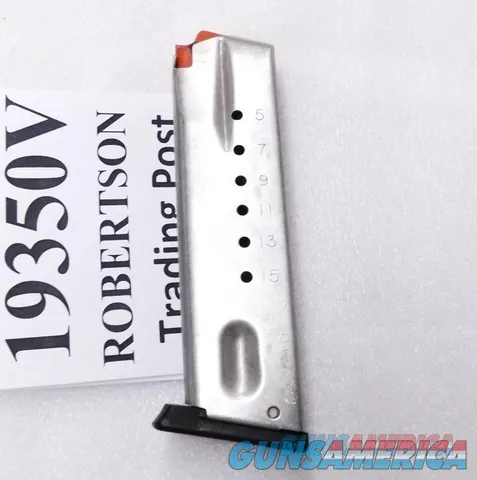 Smith & Wesson 5906 9mm Factory 15 Round Magazine 19350 Discontinued fit models 59 459 659 5903 5906 5946  