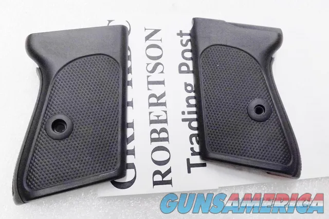 Dura Coat Finish Black Polymer replacement Grips for Walther PPK Pistols No Banner NO GO on PPK S Matte No Banner Screw Not Included 