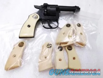 RG10 Factory White Grips Rohm Eig Revolvers 1960s Production Good Condition