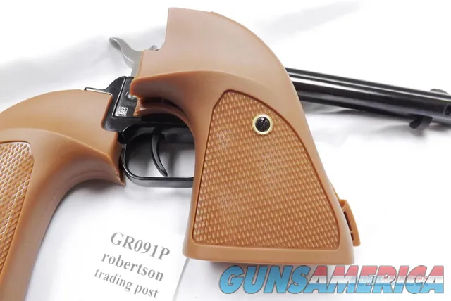Virginian style Oversized Target Grips fit Heritage Rough Rider Revolvers   Adaptable for Colt, Buffalo Scout, Rohm  