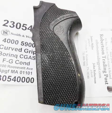 Well Worn Factory Grip for S&W 4006 5906 Pistols Curved 1 Piece 5900 4000 Series 1990s Military Surplus 