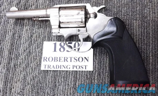 Cold .38 Police Positive Special Revolver 4” Nickel 1959 C&R CA OK Gunsmith Spl