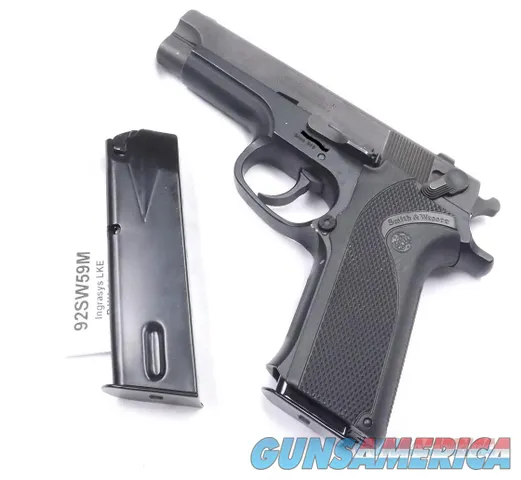 HFC Taiwan 15 round Magazine fits Smith & Wesson 59 5900 5904 5906 S&W 9mm also Beretta 92S Taurus PT92 99 No Hold Open Free Fall 