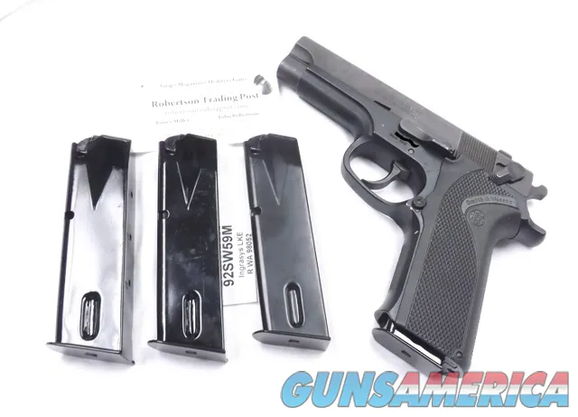 3 S&W 5906 9mm 15 rd Magazine PT92 HFC Smith & Wesson 59 910 915 Modified 19.90 ea Free Ship Img-1