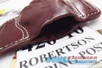 Triple K Leather Holster Secret Agent 420-10 Colt 1911 Government Hi Power Star B Taurus PT92 99 58 Kahr Hammer Down Carry Thumb Break Right Hand Brown Walnut Oil CZ75 Hammer Back 3 ship Free!