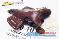 Triple K Leather Holster Secret Agent 420-10 Colt 1911 Government Hi Power Star B Taurus PT92 99 58 Kahr Hammer Down Carry Thumb Break Right Hand Brown Walnut Oil CZ75 Hammer Back 3 ship Free!
