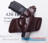 Triple K Leather Holster Secret Agent 420-10 Colt 1911 Government Hi Power Star B Taurus PT92 99 58 Kahr Hammer Down Carry Thumb Break Right Hand Brown Walnut Oil CZ75 Hammer Back 3 ship Free!
