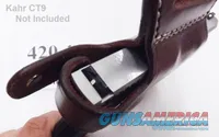 Triple K Leather Holster Secret Agent 420-10 Colt 1911 Government Hi Power Star B Taurus PT92 99 58 Kahr Hammer Down Carry Thumb Break Right Hand Brown Walnut Oil CZ75 Hammer Back 3 ship Free!