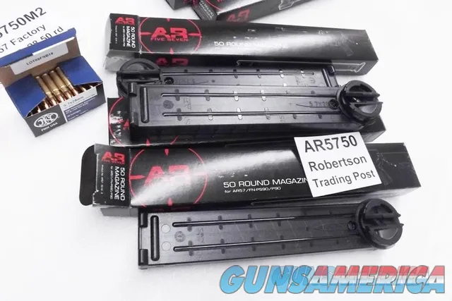 AR57 / 57center 50 Round 5.7x28 Magazines for AR Five Seven Uppers, FN P90 PS90 replaces FN 3810110093 type $4 Ship 3 Ship Free