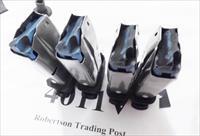 Kel-Tec P40 Extended Mec-Gar 11 Shot Magazines .40 S&W Stainless with Black Poly Adapter VG Smith & Wesson Stainless free Flat Blue Floorplate Must be fitted