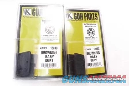 Browning Baby 25 Automatics Grips Black Polymer Triple K New GR1823G Model of 1905 