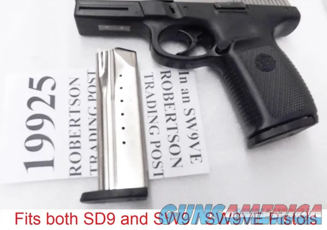 S&W 9mm SD9 Magazine also fits SW9VE SW9F 16 shot Smith & Wesson 19925