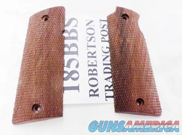 Grips for Star Spain 9mm Models B, BS, and Super B India Walnut Finish Cut Checkered Wood New 38 Super 9mm Full Sized Grip Frame 