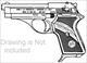 FIE Titan E380 Excam GT380 .380 ACP Factory 7 Round Magazine for Steel Frame Tanfoglio Pistols New Blue Finger Rest 880M Buy 3, Ships Free! 