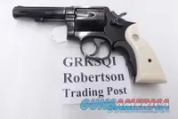 Magna Service Imitation Ivory Poly Grips fit S&W K L Frame Square 10 15 19 64 OK with T Grip Adapters