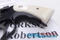 Magna Service Imitation Ivory Poly Grips fit S&W K L Frame Square 10 15 19 64 OK with T Grip Adapters