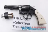 Magna Service Imitation Ivory Poly Grips fit S&W K L Frame Square 10 15 19 64 OK with T Grip Adapters