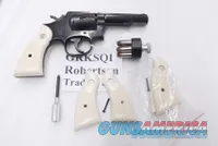 Magna Service Imitation Ivory Poly Grips fit S&W K L Frame Square 10 15 19 64 OK with T Grip Adapters