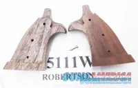 Smith & Wesson K or L Frame Square Butt Target Herretts Walnut Revolver Grips 5111W S&W Medallions Speedloader Compatible New Models 10 13 15 17 19 64 65 66 681 686 