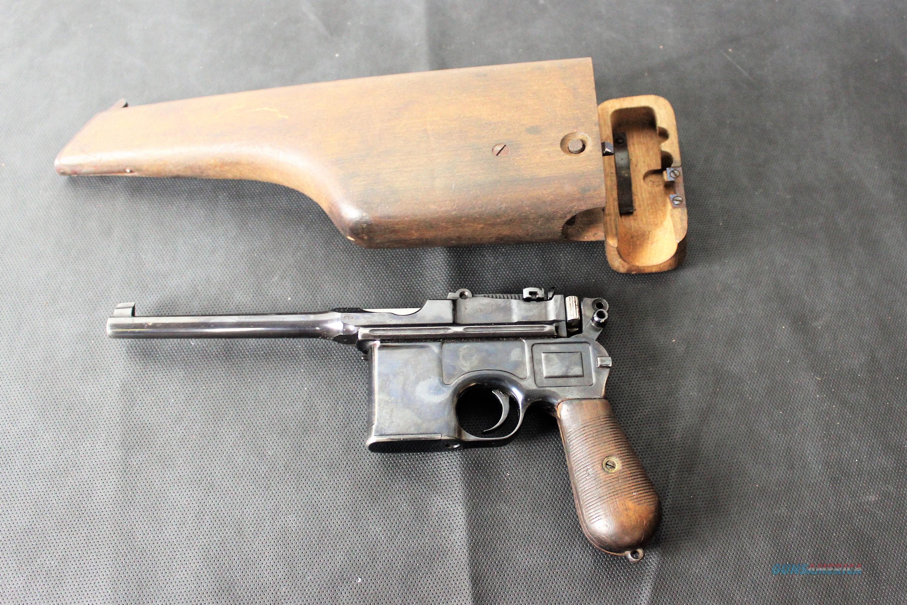 Mauser Broomhandle C96 With Wood Ho For Sale At 909478714 3446