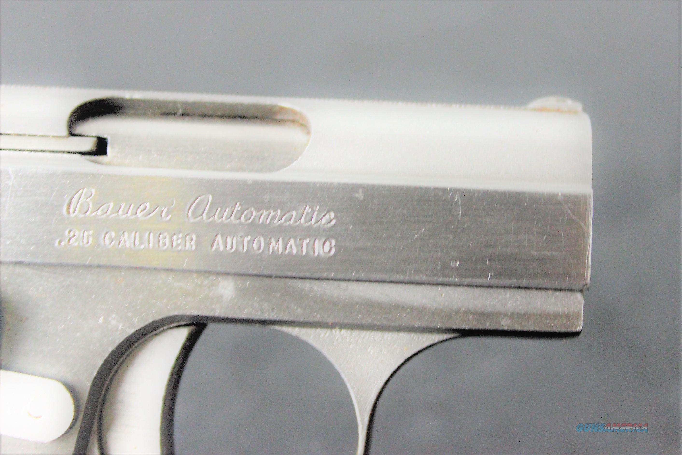 .25 ACP Bauer Firearms Automatic 25... For Sale At Gunsamerica.com ...