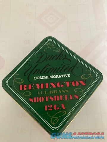 Vintage Remington DU 50th Anniversary Brass shotgun shells Img-1
