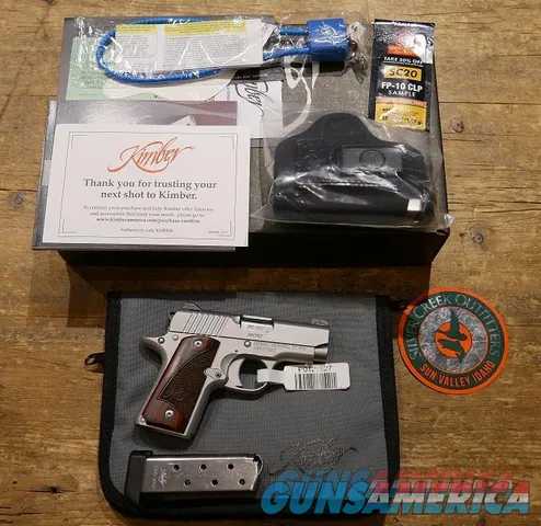 Kimber Micro Stainless RTC .380 ACP 3 Mags + Desantis Holster!