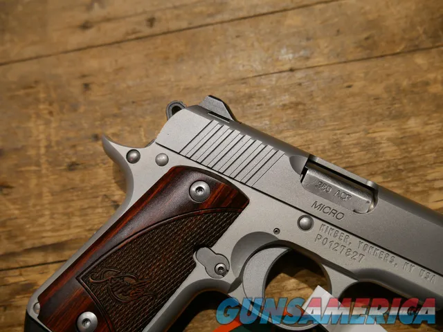 Kimber Micro Stainless RTC .380 ACP 3 Mags + Desantis Holster!