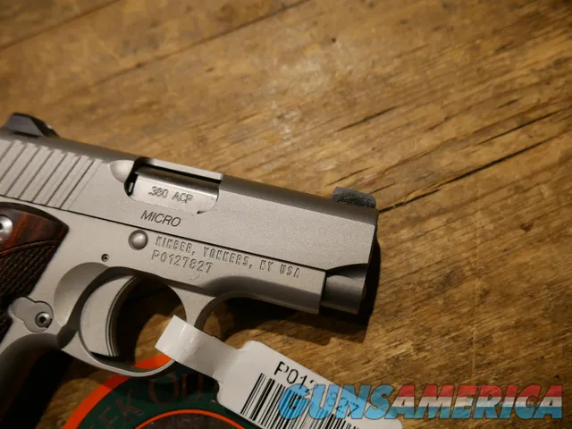 Kimber Micro Stainless RTC .380 ACP 3 Mags + Desantis Holster!