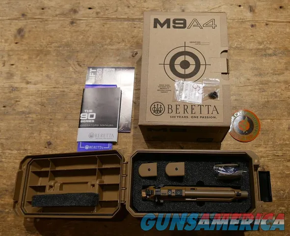 Beretta M9A4 FDE 9mm G Decocker