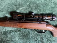 J.G. Anschutz Model 1433 with Mannlicher stock and 19 Barrel chambered in 22 Hornet with Bausch and Lomb 2X8 Scope Img-3