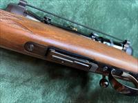 J.G. Anschutz Model 1433 with Mannlicher stock and 19 Barrel chambered in 22 Hornet with Bausch and Lomb 2X8 Scope Img-4