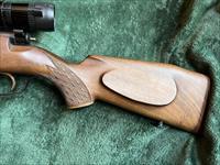 J.G. Anschutz Model 1433 with Mannlicher stock and 19 Barrel chambered in 22 Hornet with Bausch and Lomb 2X8 Scope Img-7